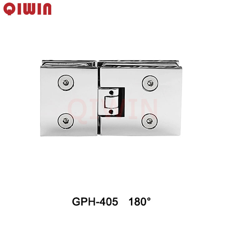 Shower glass clamp, shower hinge