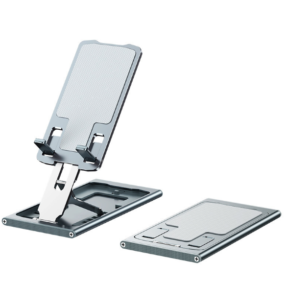 Adjustable folding aluminum alloy mobile phone bracket portable live broadcast bracket