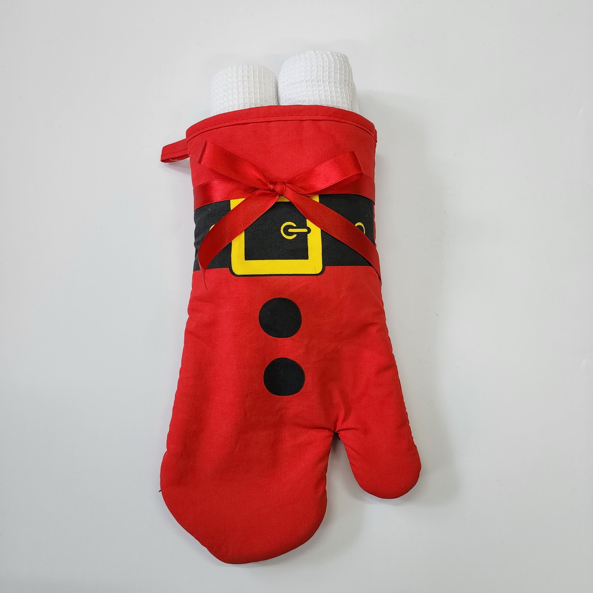 Christmas printing kitchen glove sets