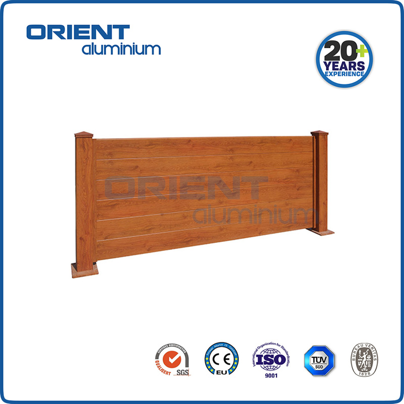 factory wholesale aluminium balcony cover privacy fence