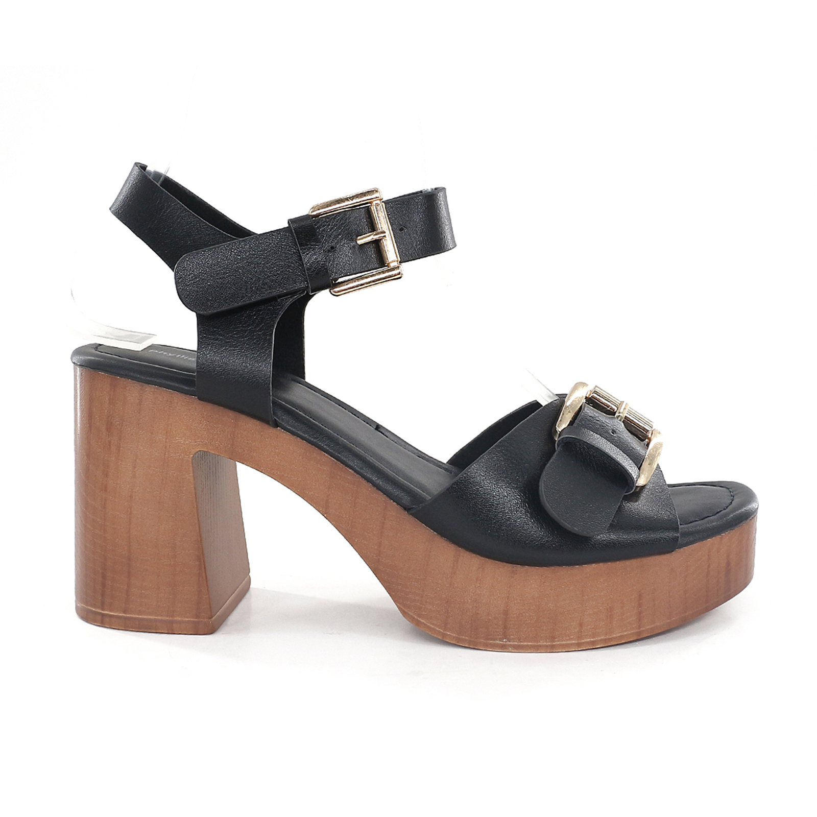 PU Wooded Heel