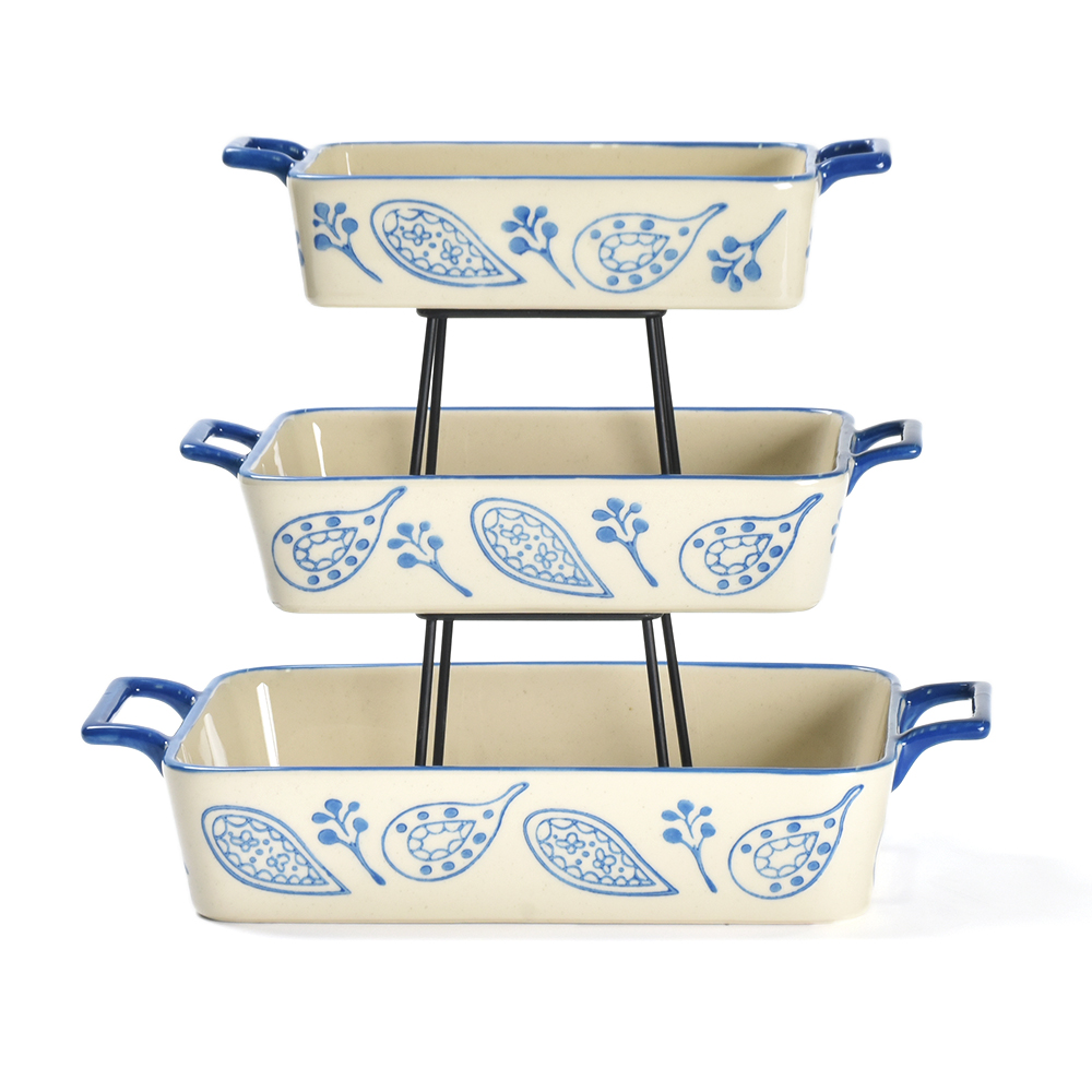 Amazon Restaurant Ceramic Plates Dished Microware Tray Baking Pan