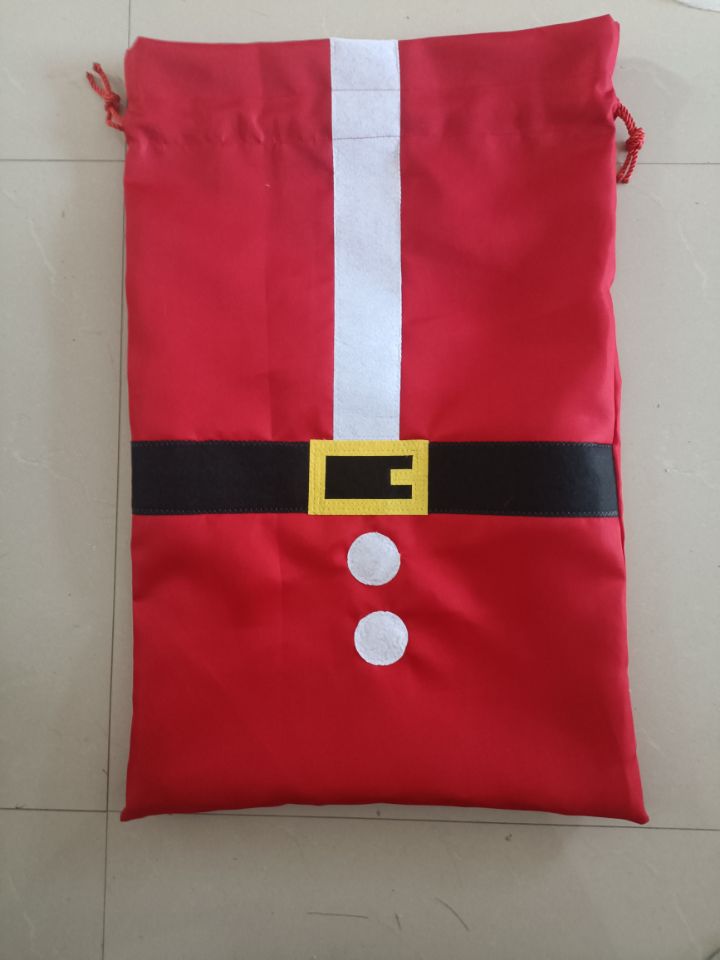 Christmas gift bag santa belt gift bag
