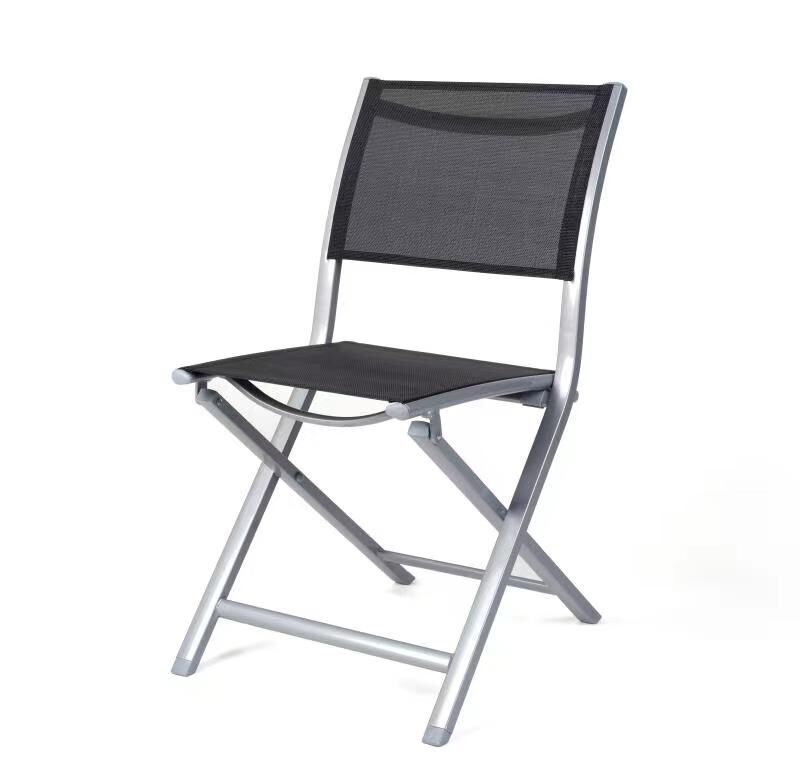 Garden chair, all aluminium foldable chair, textilene chair