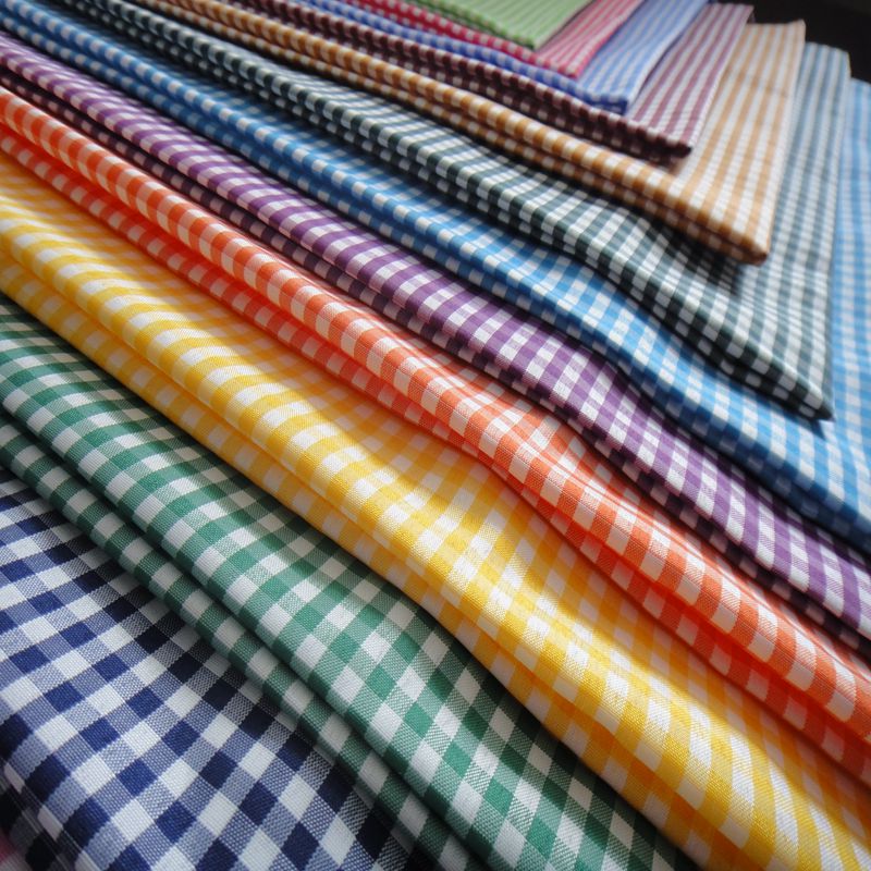 100％ Polyester Yarn Dyed Monocheck