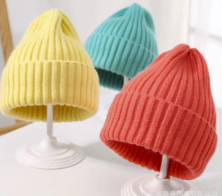 knitted beanie hat