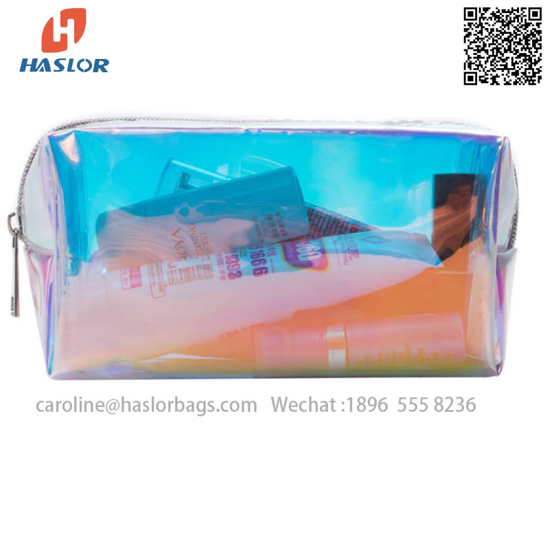 Manufacturers cosmetic portable PVC travel toiletry large capacity storage bag customized