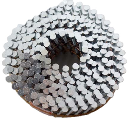 15 Degree wire welded coil roofing nails