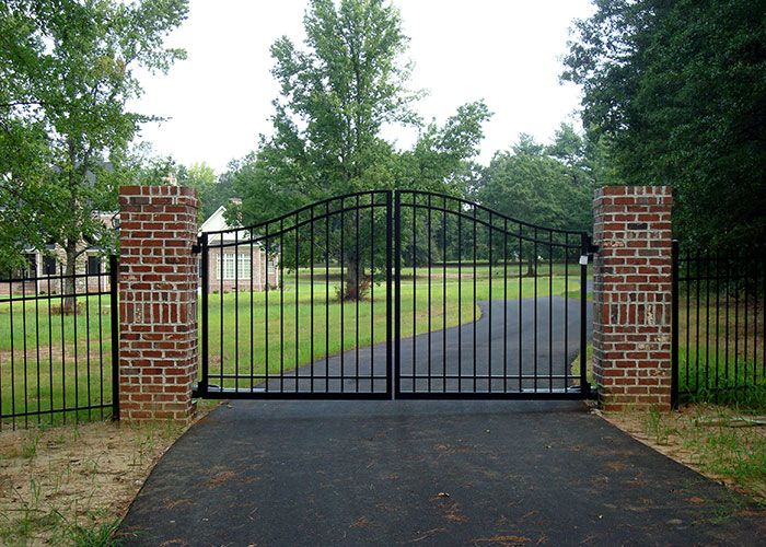 Aluminum alloy flat lane double door