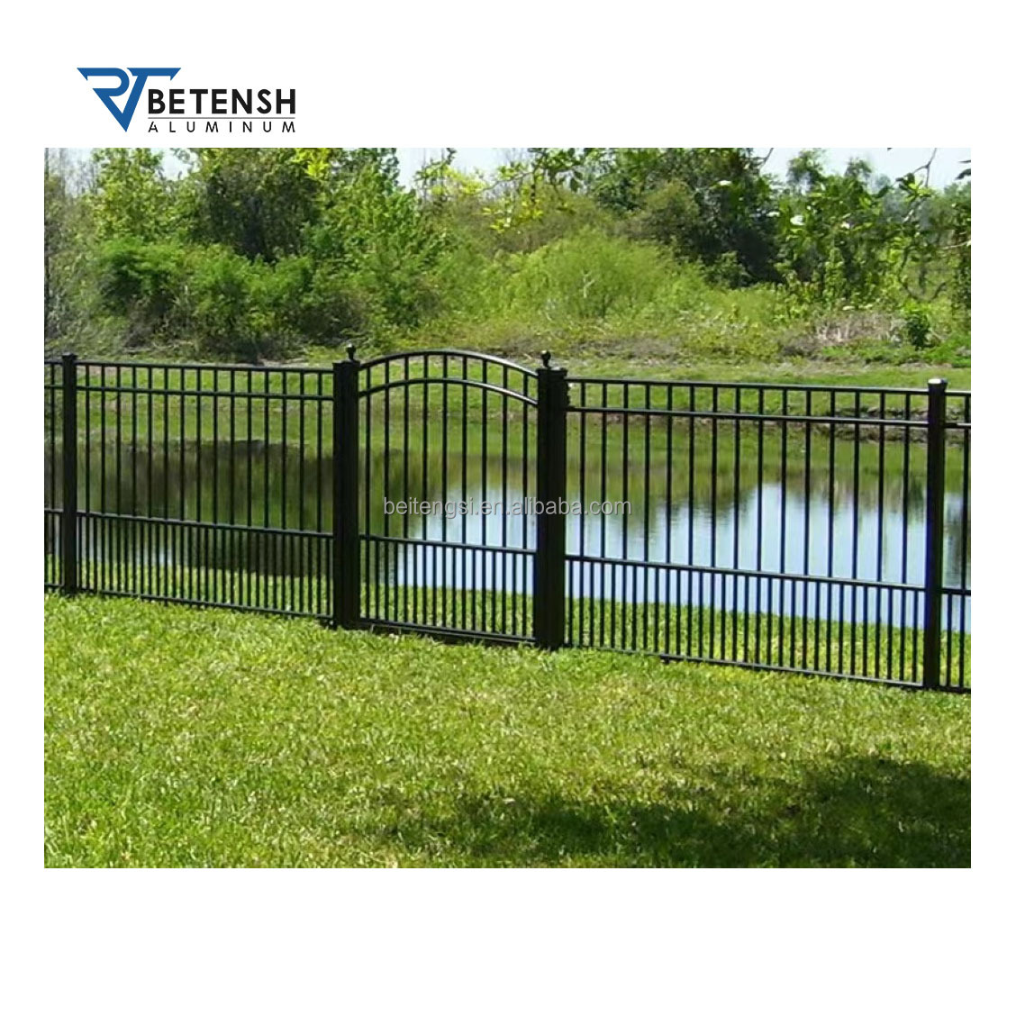 Latest Design Strong Durable Outdoor Aluminium Garden Pool Fence