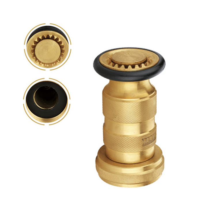 Slion 1.5 Inches Portable Spray Nozzle Fire Water Gun Forest Fire Hose Connector Brass Nozzle