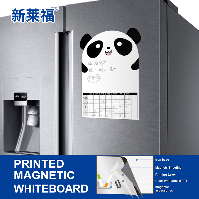printed magnetic whiteboard