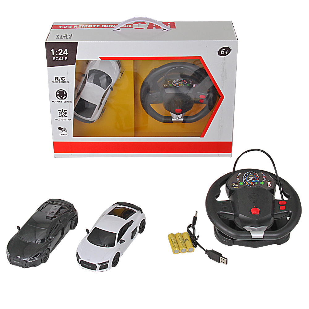 Officially Authorization 1:24 Scale RC Licensed Car Audi R8 27057