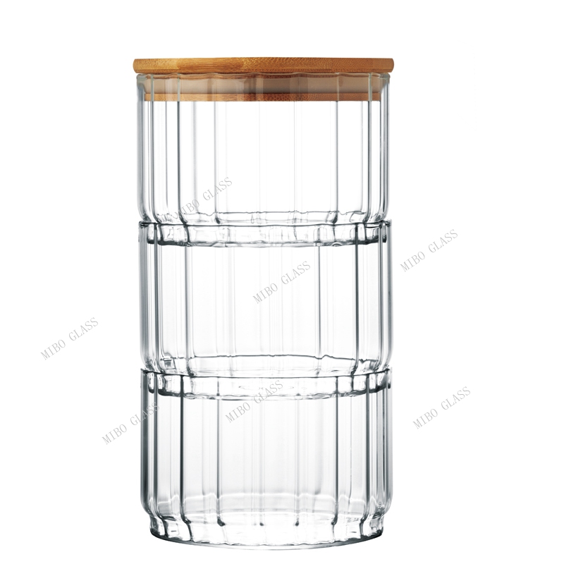 Glass jar,glass canister,glass storage jar