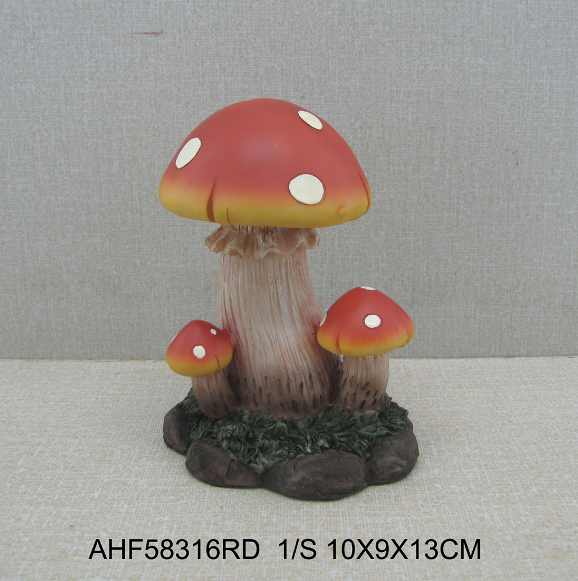 Polyresin Mushroom Statue