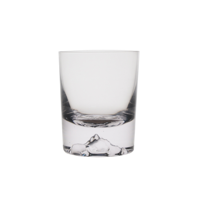Handmade Crystal Mountain Whisky Glasses 10oz Old Fashioned Rocks Tumbler Drinking Glass