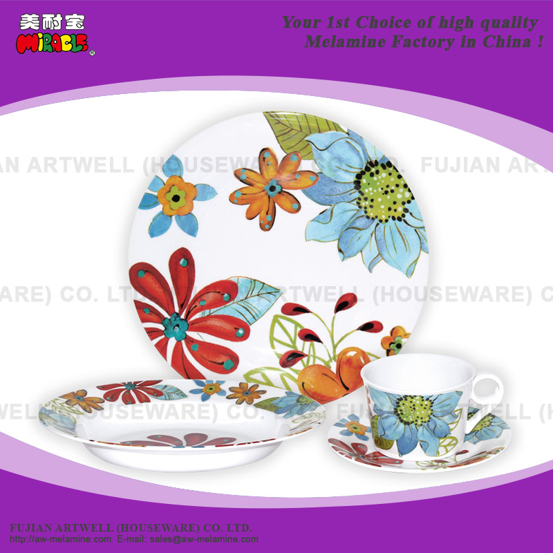 Melamine Dinner Set, Plate, Dinner Plate, Dessert Plate, Tea Set, Tableware Set