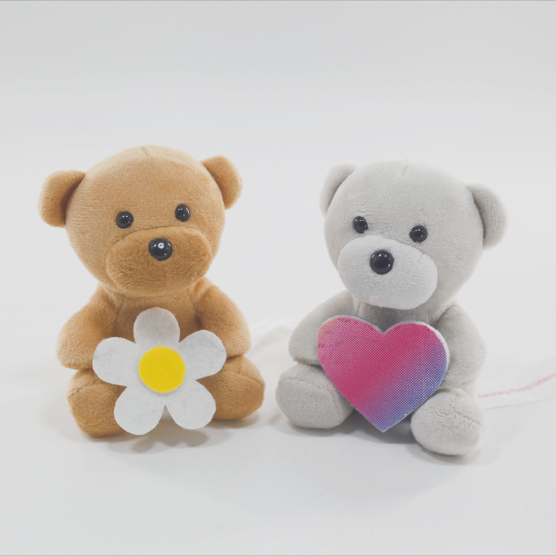 Teddy Bear Stuffed Plush Toy Holding Love Heart Soft Gift for Valentine Day