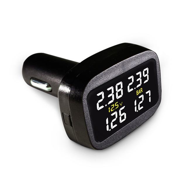 External Cig plug LCD TPMS for car, 4WD