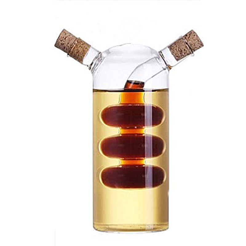 Clear Borosilicate Glass Olive Oil and vinegar bottle Carafe Decanter for Kitchen
