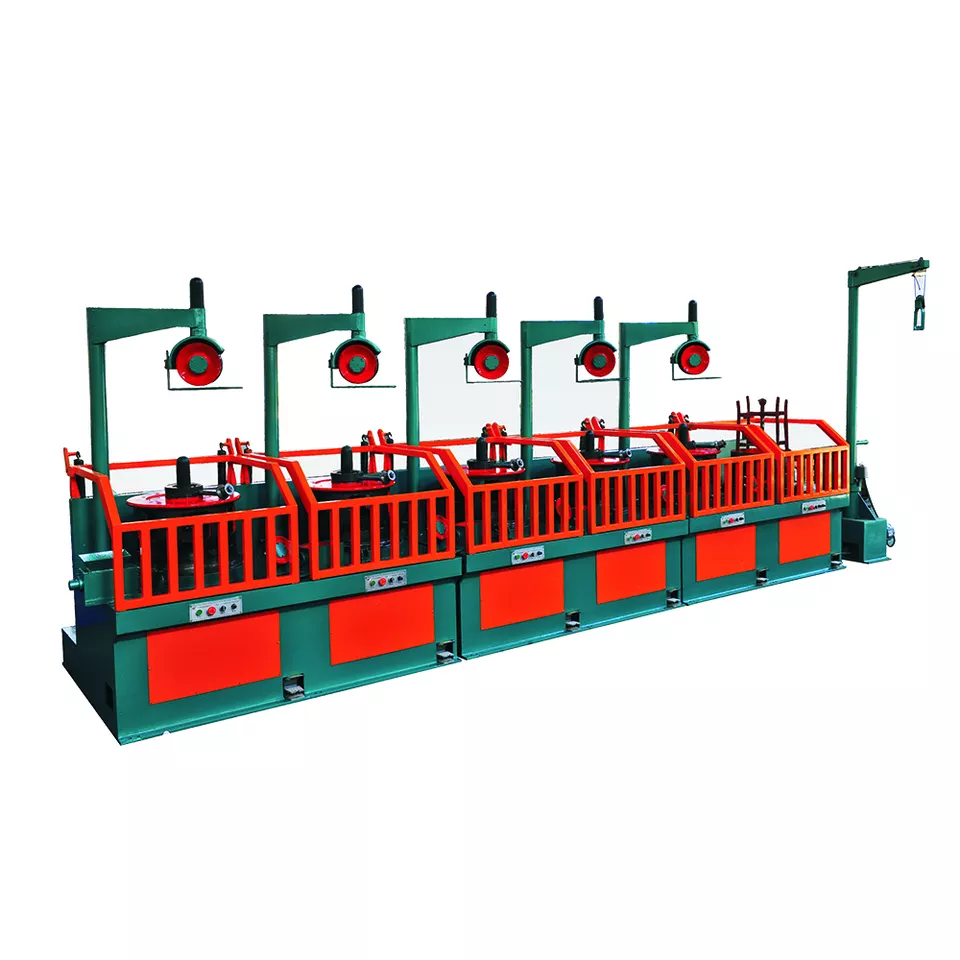 straight line type wire drawing machine