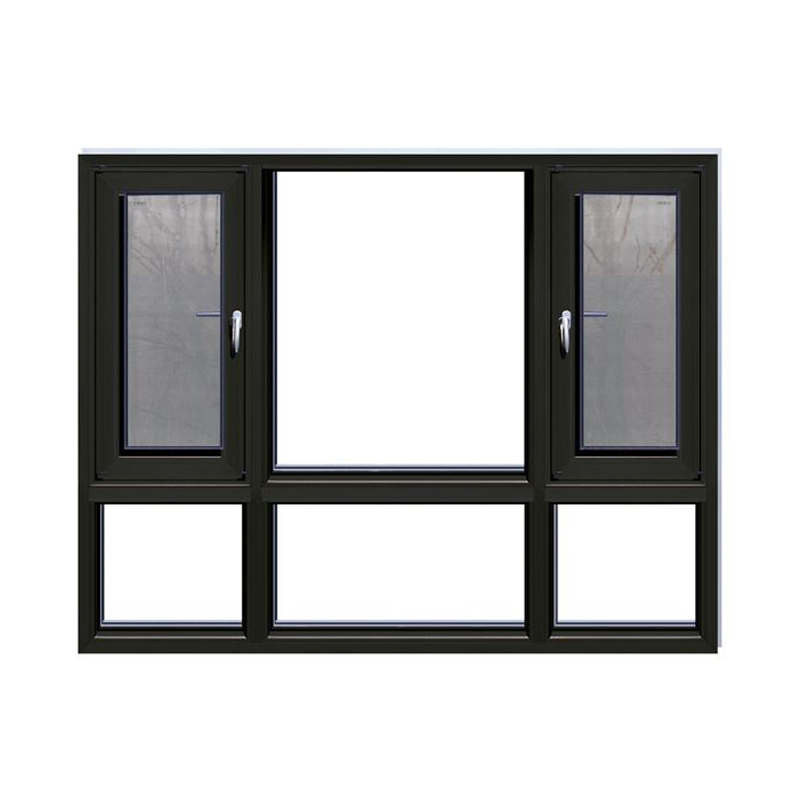 Residential Double Glass Interior aluminum alloy Swing Windows / Aluminum Profile Casement Window