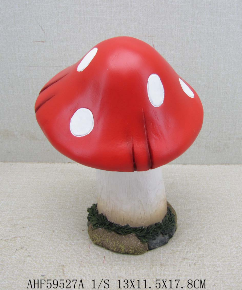 Polyresin Mushroom Statue