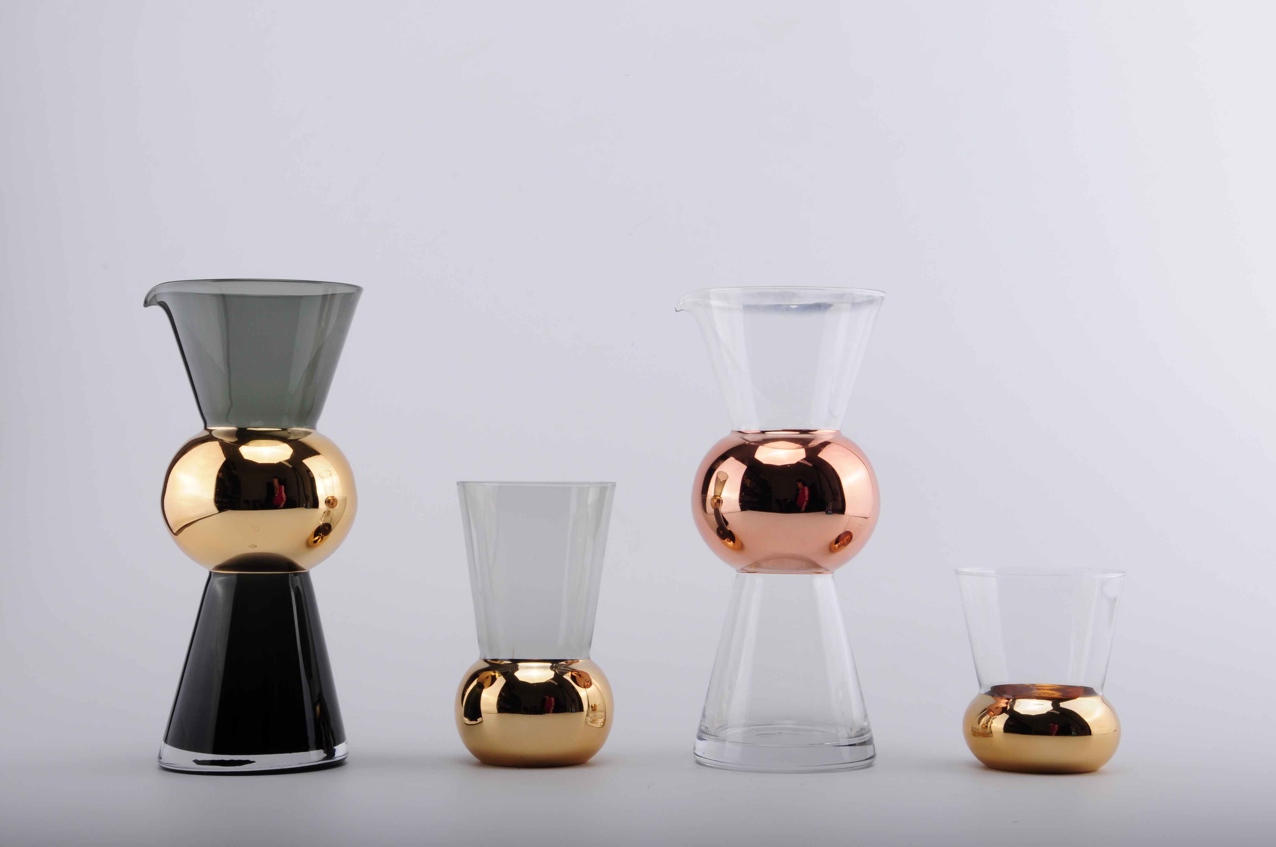 Glass bottle set
