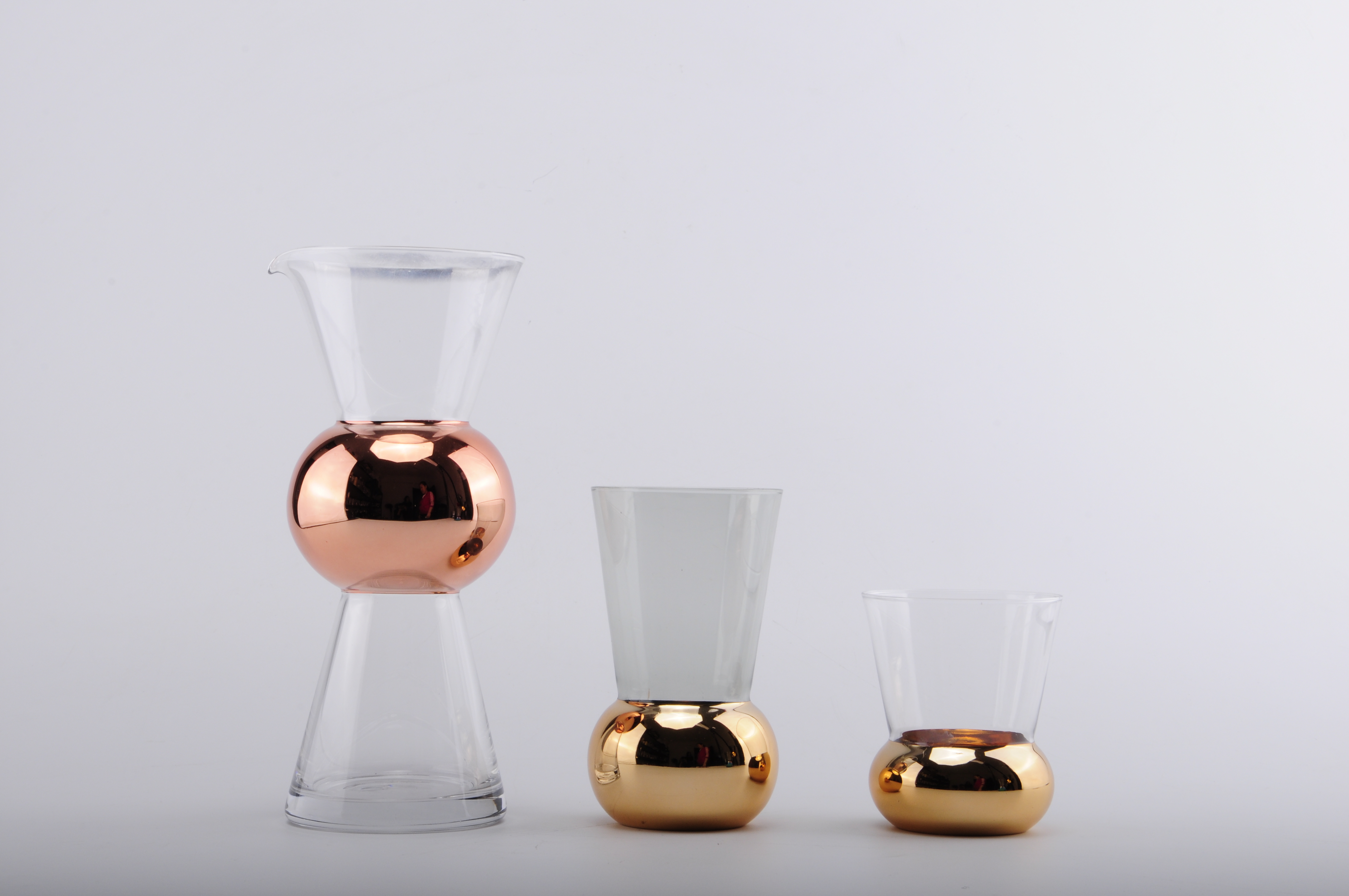 Glass bottle set