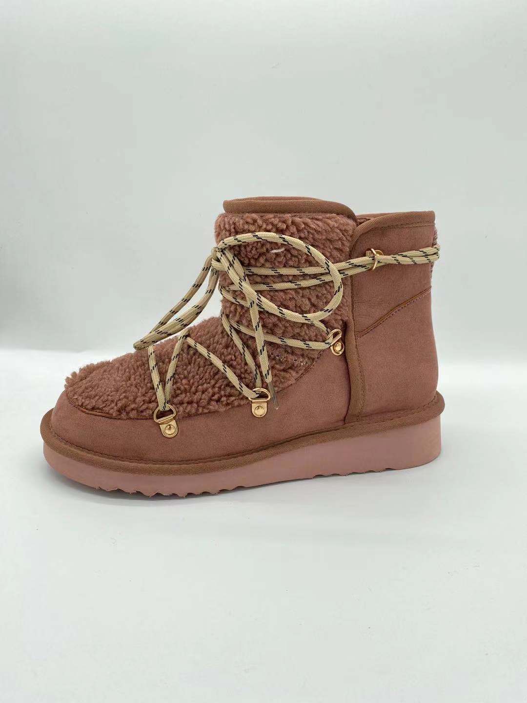 Fashion Sheepskin/Fake fur Snow Boot Water-Resistant