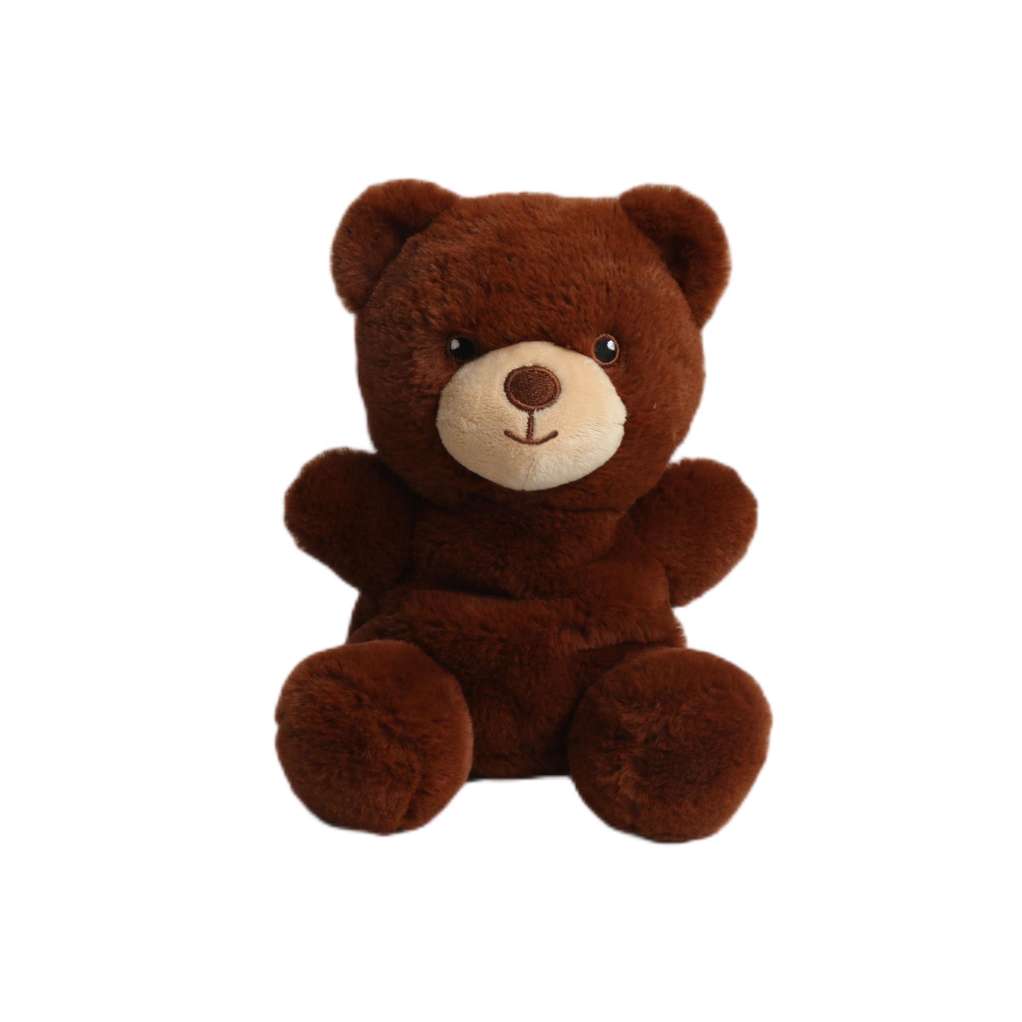 Recycled particles filling recycled fabrics plush bear
