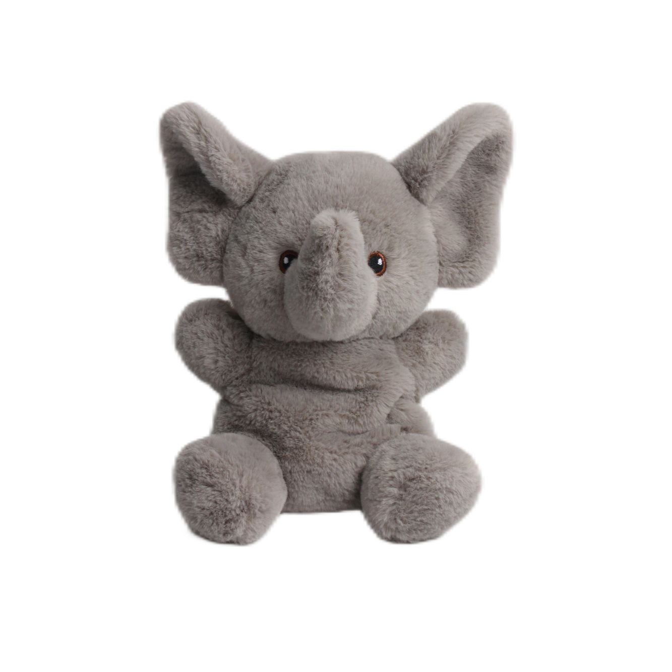 100% recycled particles filling plush elephant
