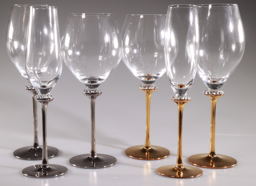 Glassware goblet set