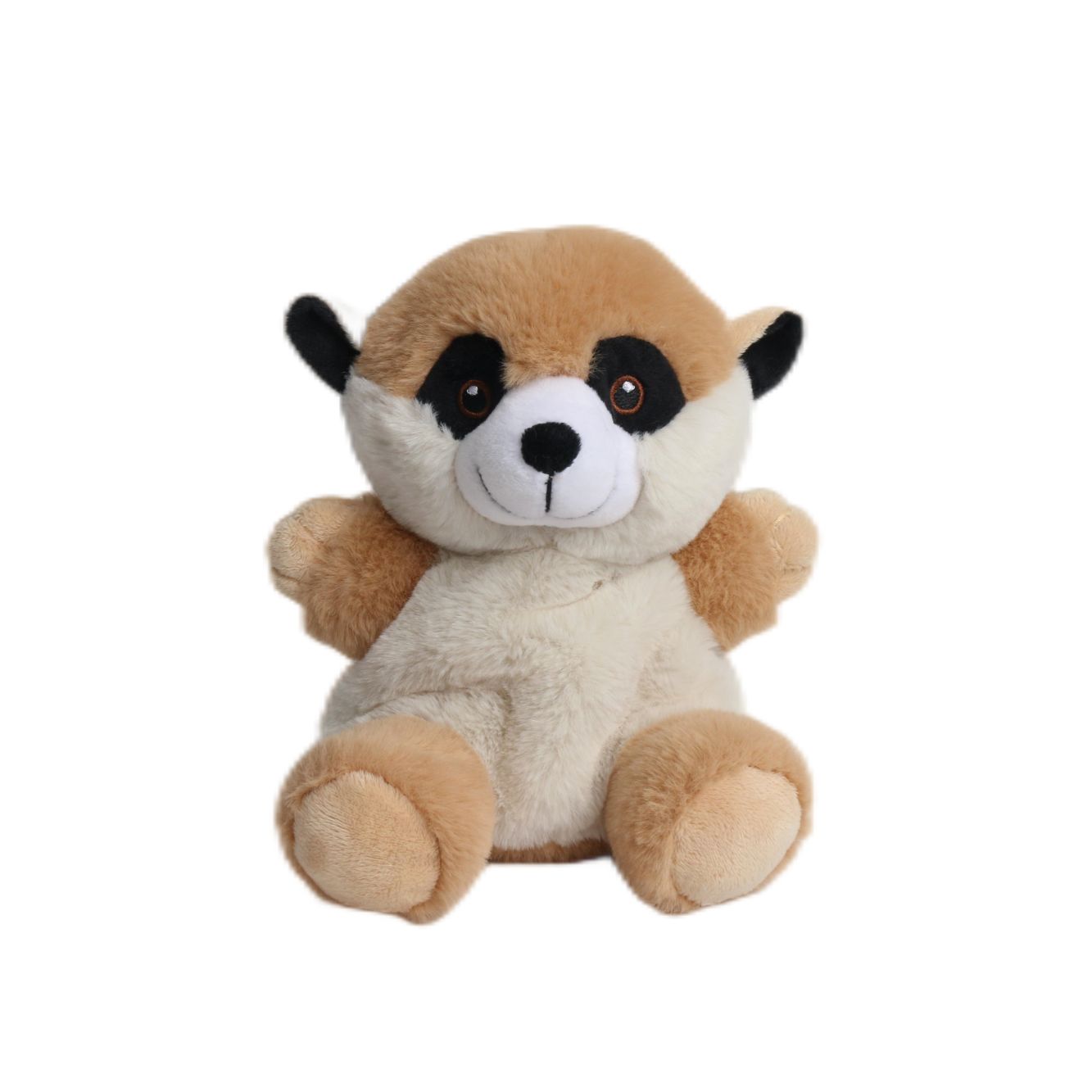 100% recycled particles filling 100% recycled fabrics plush meerkat