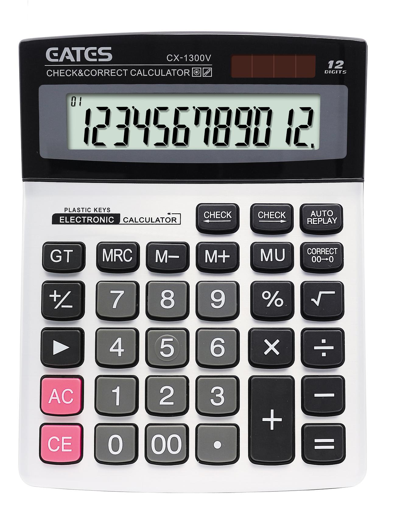 Office Check Correct 12-digit Calculator