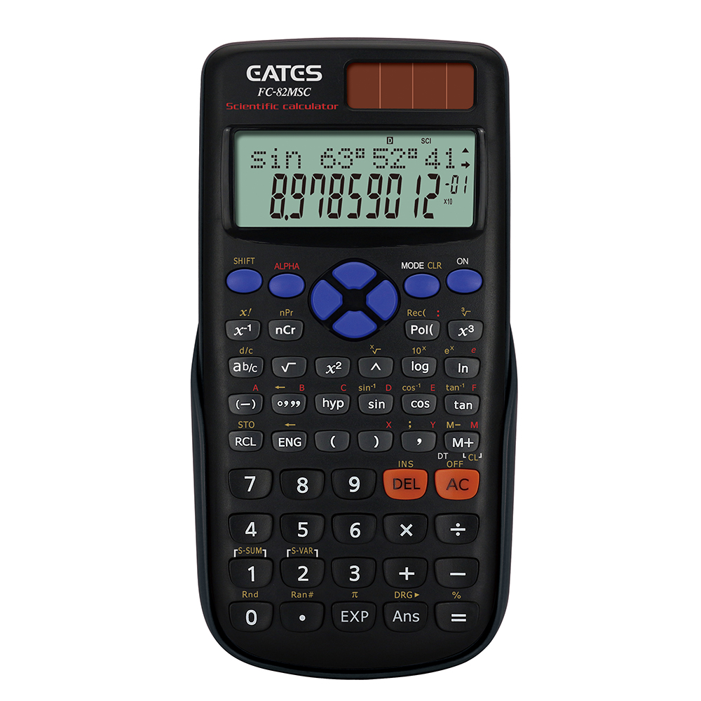 Big LCD 240functions Scientific Calculator Solar School Calculator