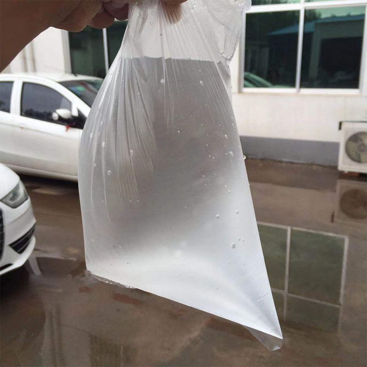 Plastic bags on roll