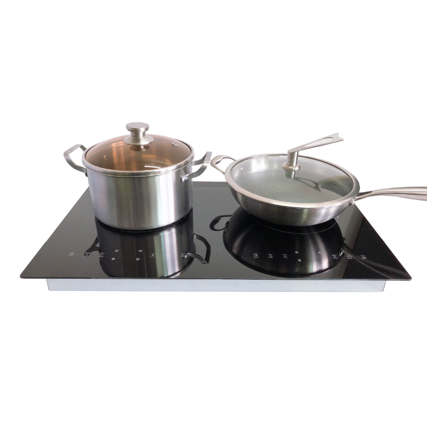 Black Polished Glass Dual Induction Cooker 2 Induction Hob Induction Stove Electric Stove