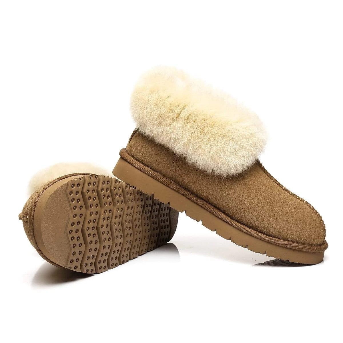 Fashion Sheepskin/Fake fur Snow Boot Water-Resistant