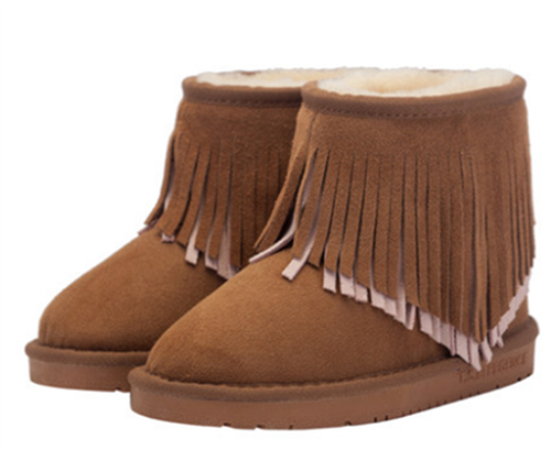 Sheepskin/Fake fur Snow Boot Water-Resistant Suede mouth casual shoes driving shoes Glossy