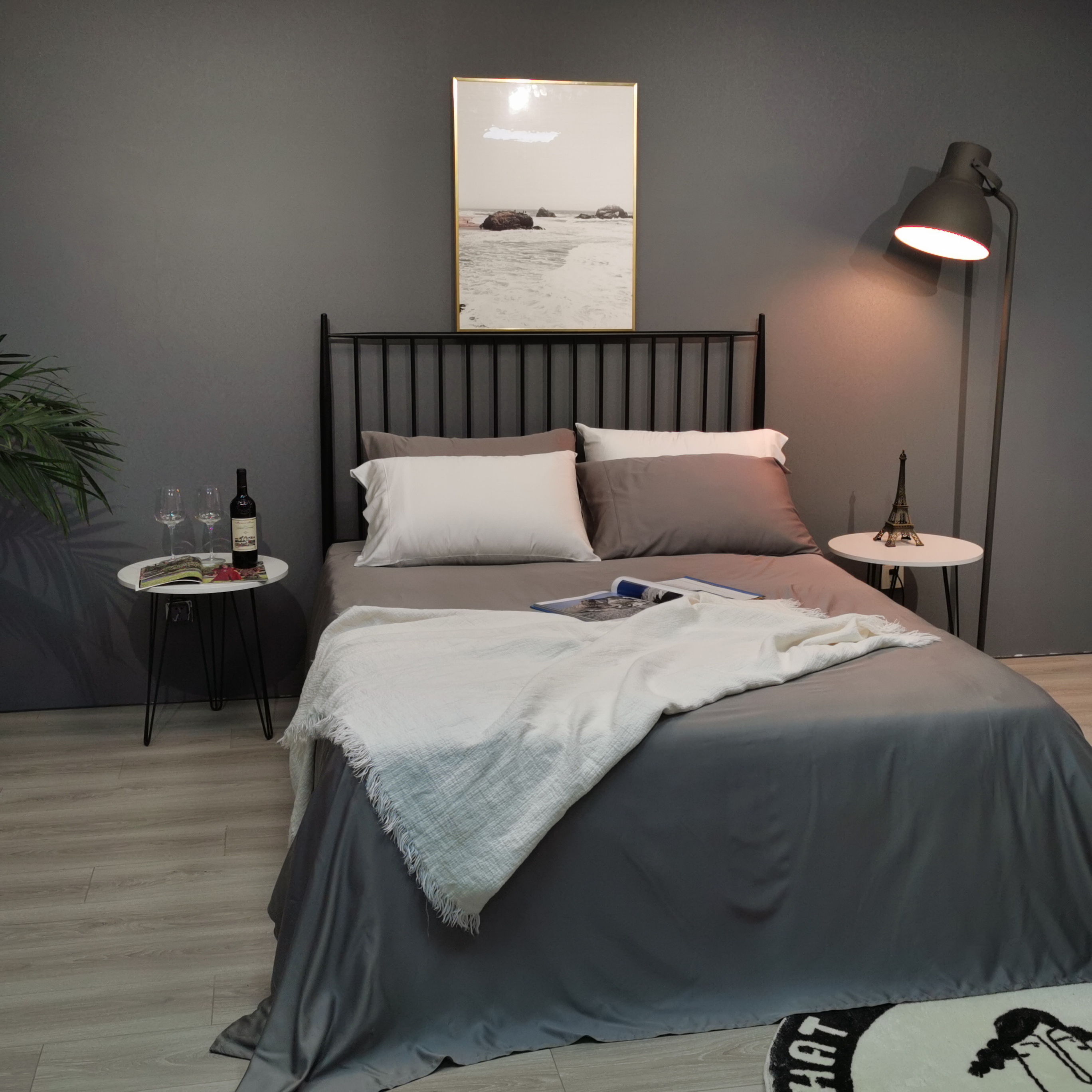 300TC Bamboo bedsheets and cooling bed sheet set luxury
