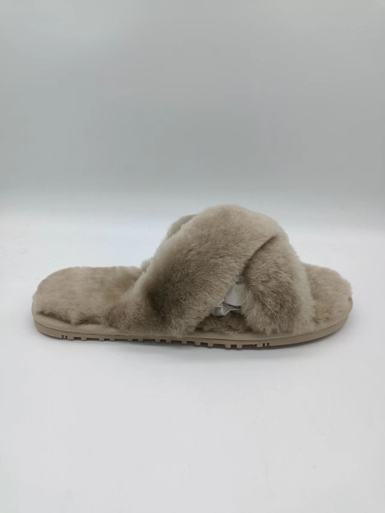 Slippers Sheepskin Mule/Fake fur Slip on Winter Bootie Water-Resistant Velvet Sheepskin Slippers