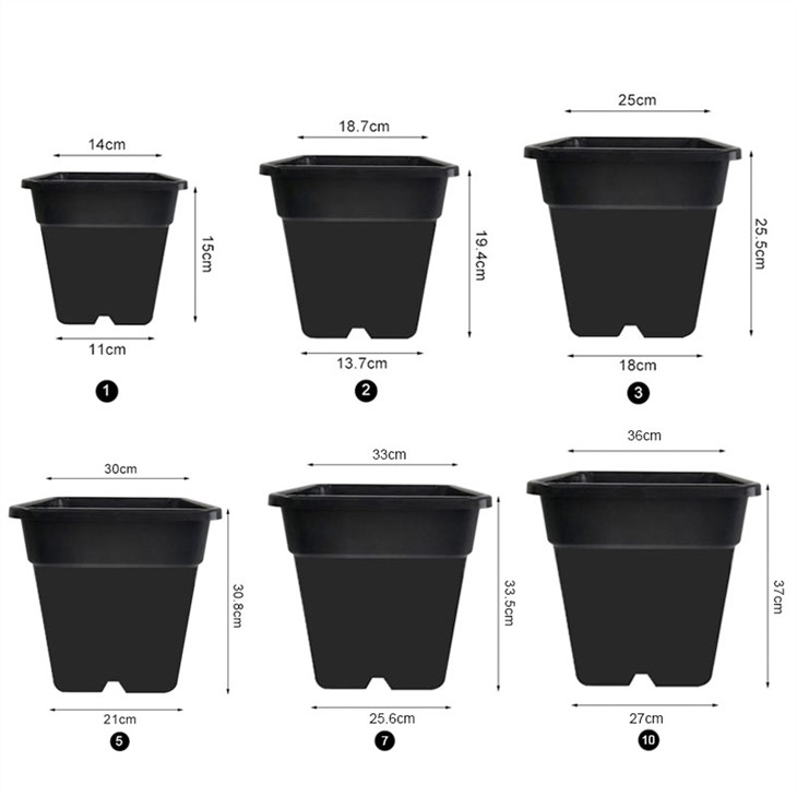 Square Gallon Plant Pot