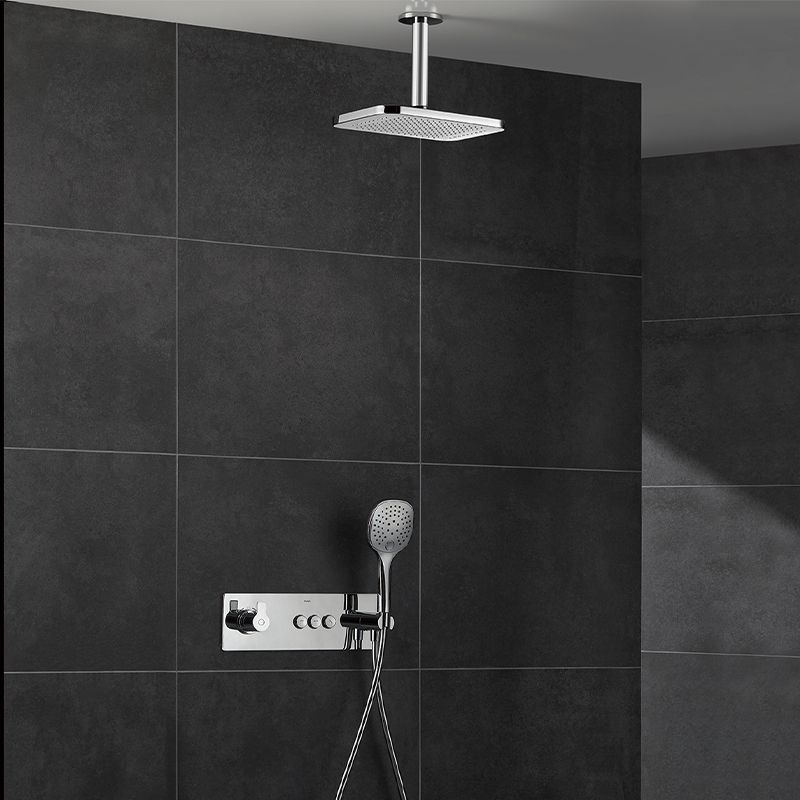 FLOVA Thermostatic concealed mixer with GoClick V-3 buttons