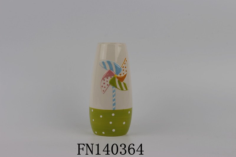 Ceramic handpainting flower vase