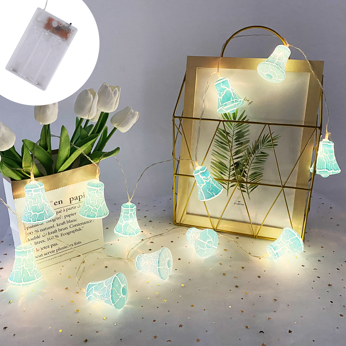 GANGES SA battery case string lights led lights interior decorative atmosphere lights