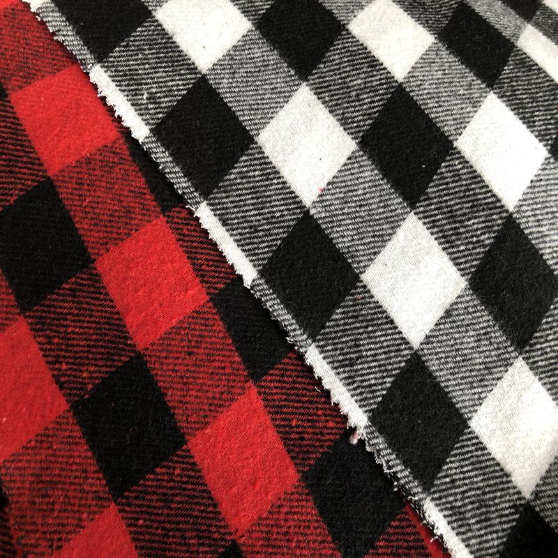 Poly Cotton Recyle Yarn Dyed Flannel Fabric