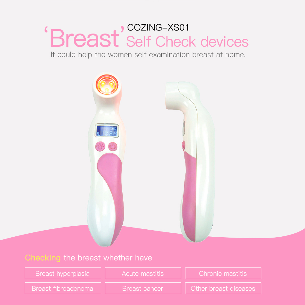 XS01 Breast light screening device for the breast cancer early detection women self examination