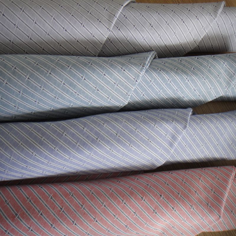 T/C yarn dyed dobby shirting fabric