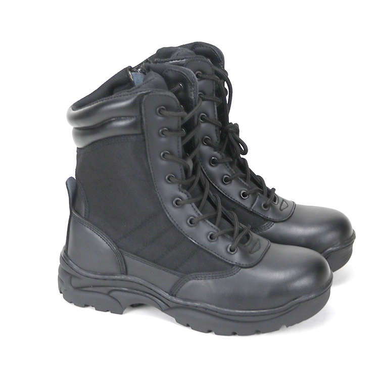 New Side Zipper wear resistant Hiking Boots Army Boots Tactical Delta Combat Men Safety Shoes